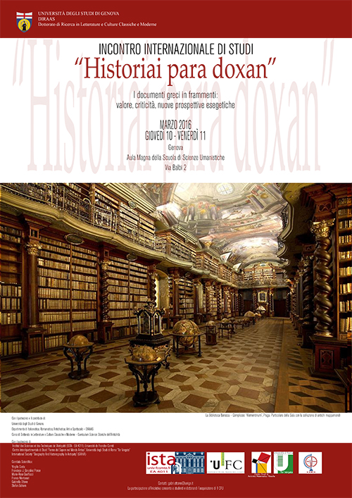 coll genes historiaiParaDoxan affiche