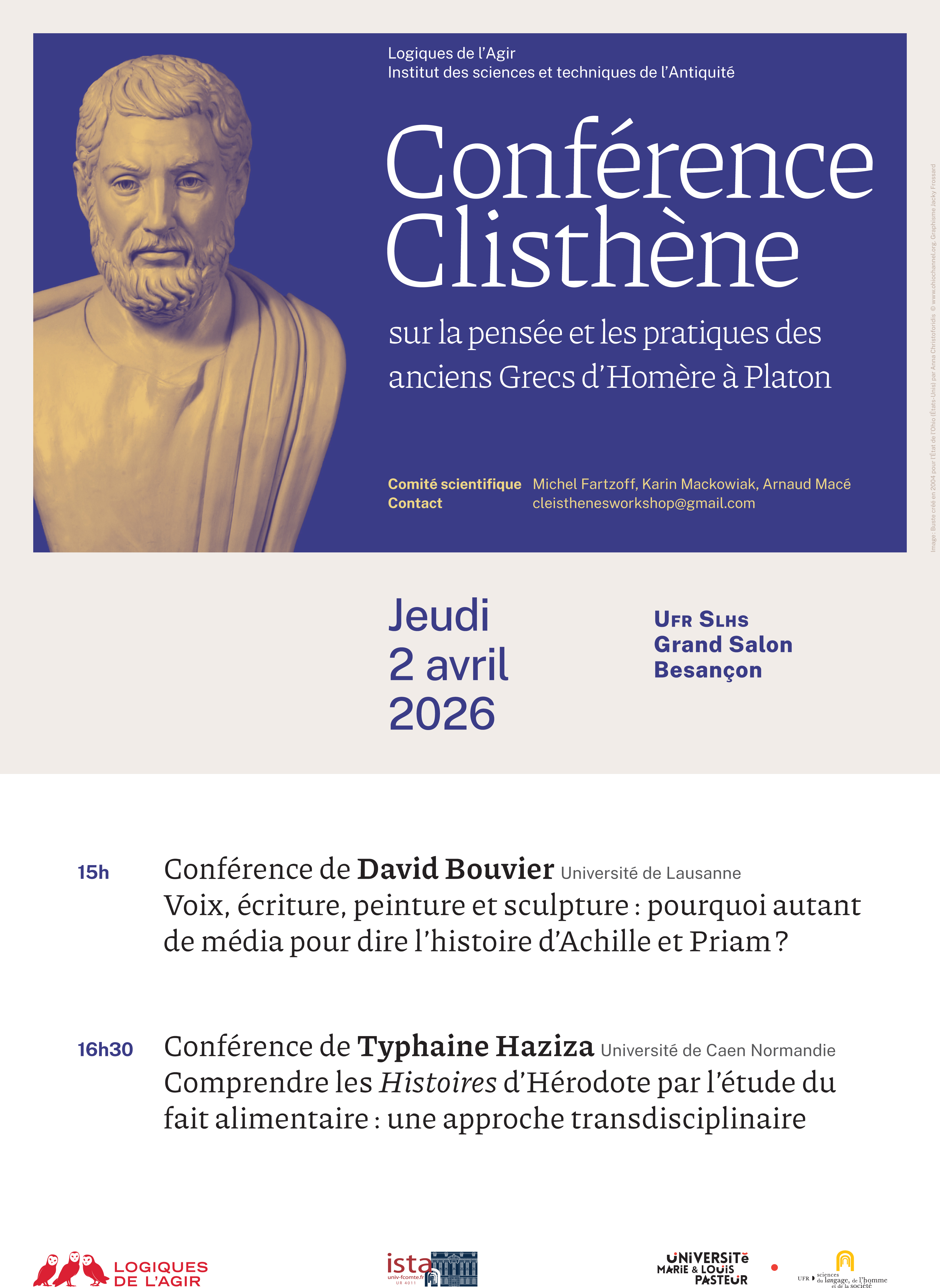 ATELIER CLISTHÈNE, Sur la pensée et les pratiques des anciens Grecs d'Homère à Platon